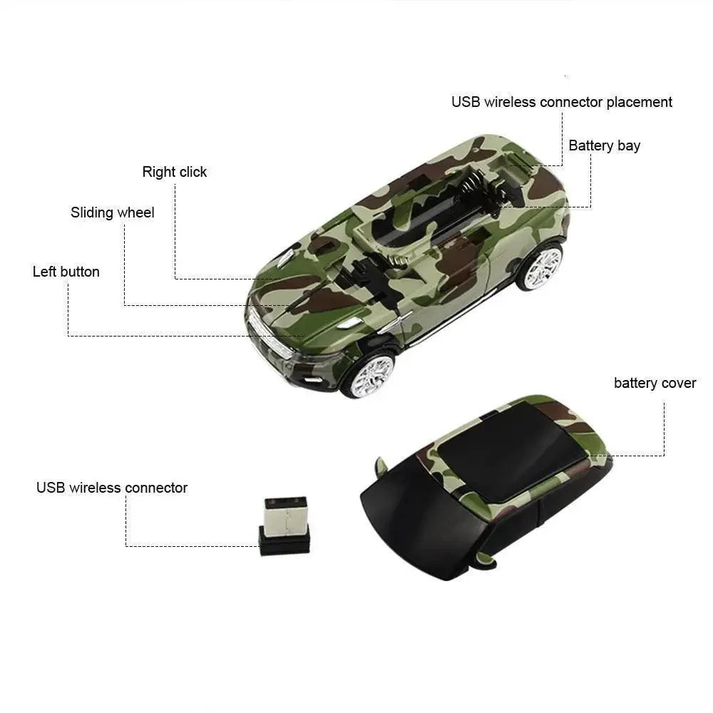 Wireless Car Mouse – Sports Car Shaped Mouse